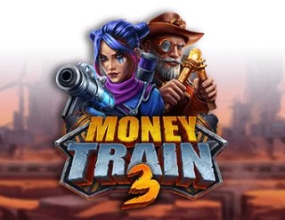 Money Train 3 slot logo by Relax Gaming at Rullat Casino